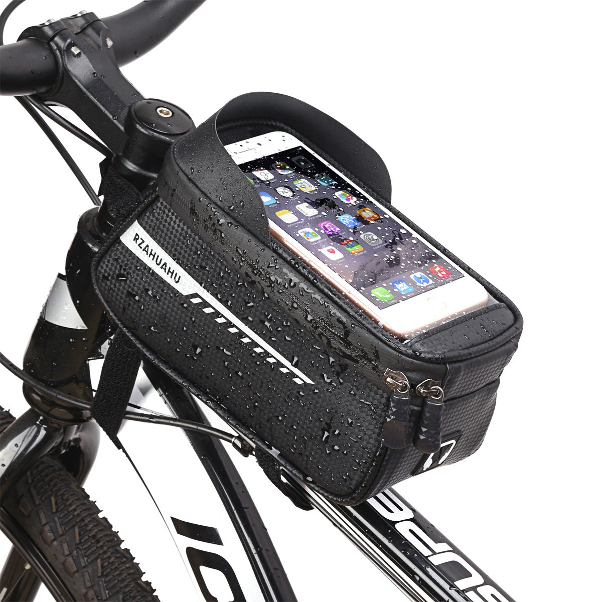 waterproof mountain bike top tube bag