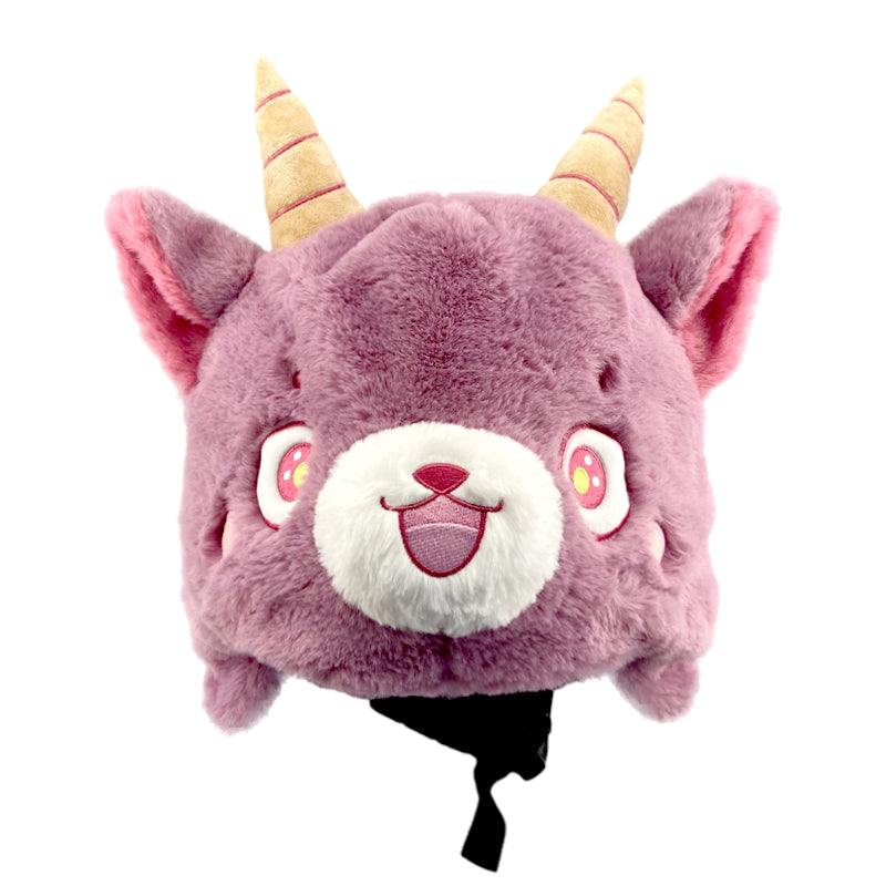 snow cartoon riding hat
