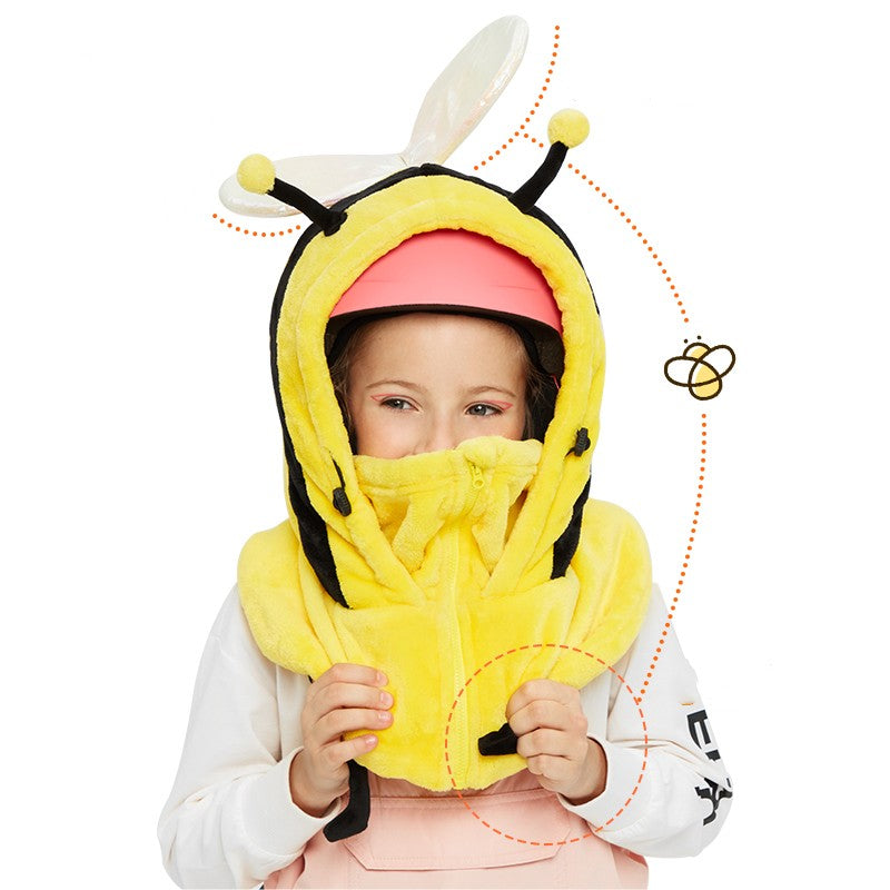 snowboarding helmet hat set