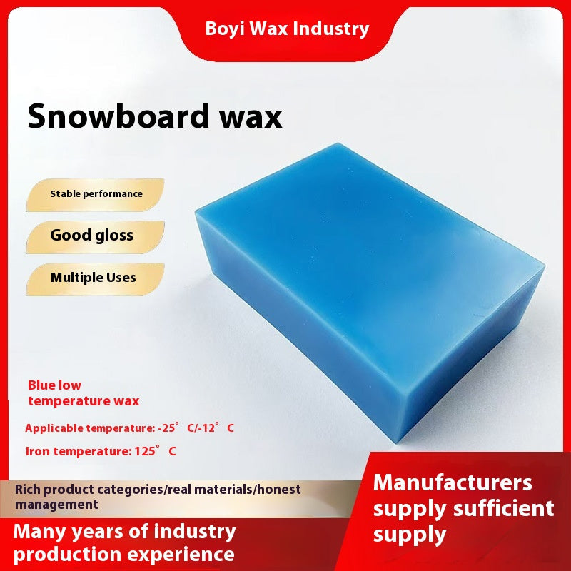 double plate snowboard wax block
