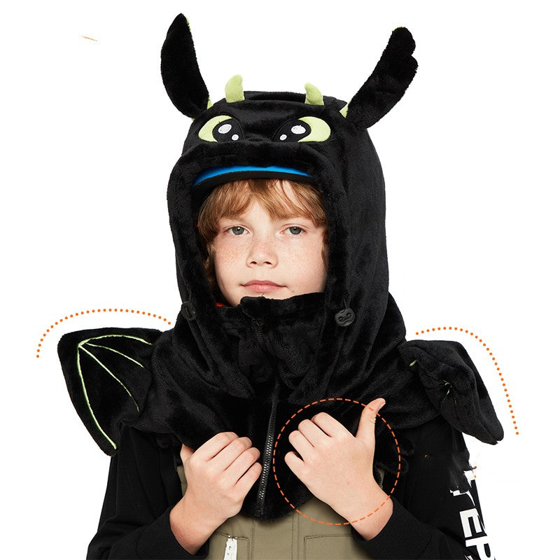 snowboarding helmet hat set