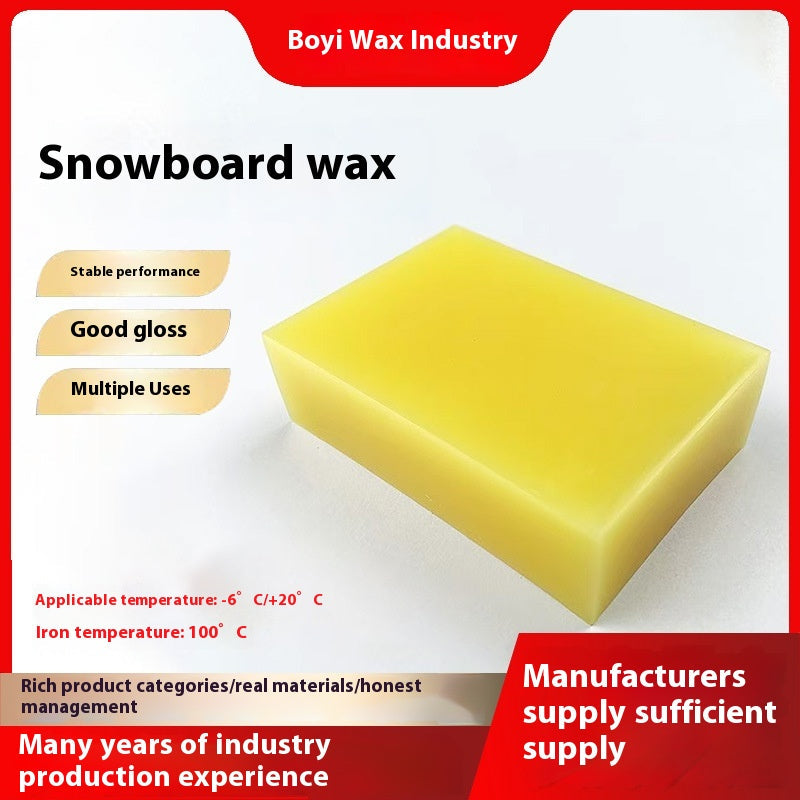 double plate snowboard wax block
