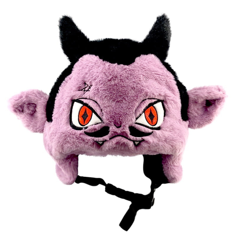 snow cartoon riding hat