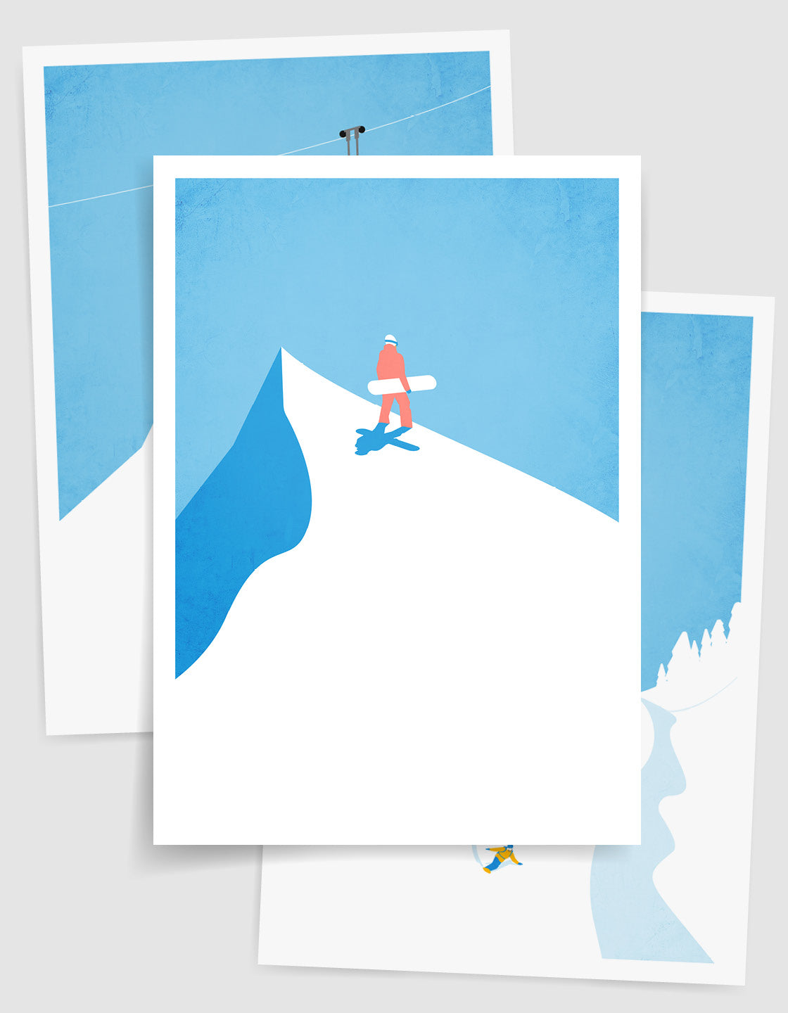 Snowboard gallery wall