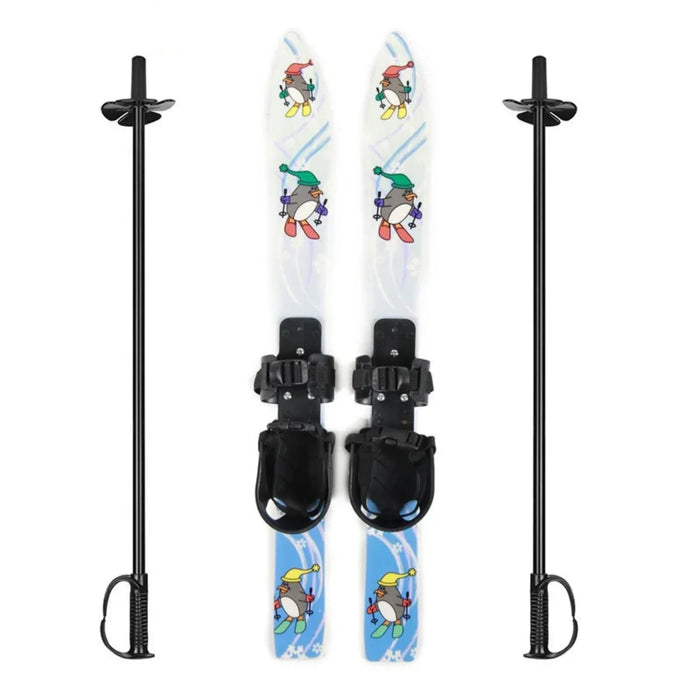 Junior Plastic Snowboard & Snow Stick (Ages 2-8)