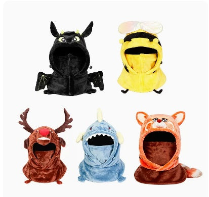 snowboarding helmet hat set
